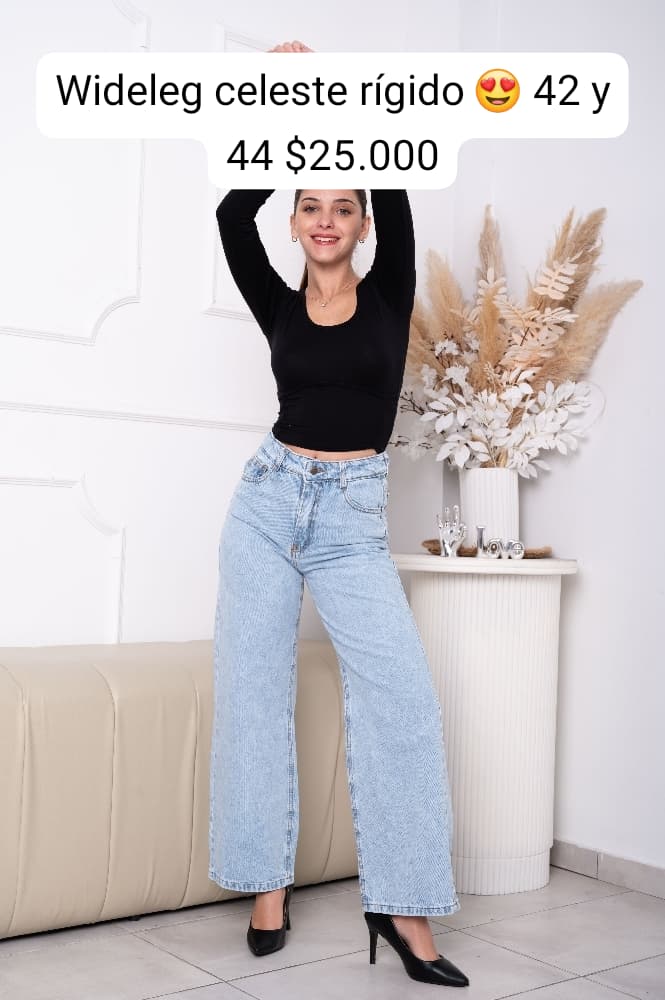 Jeans widleg rígido