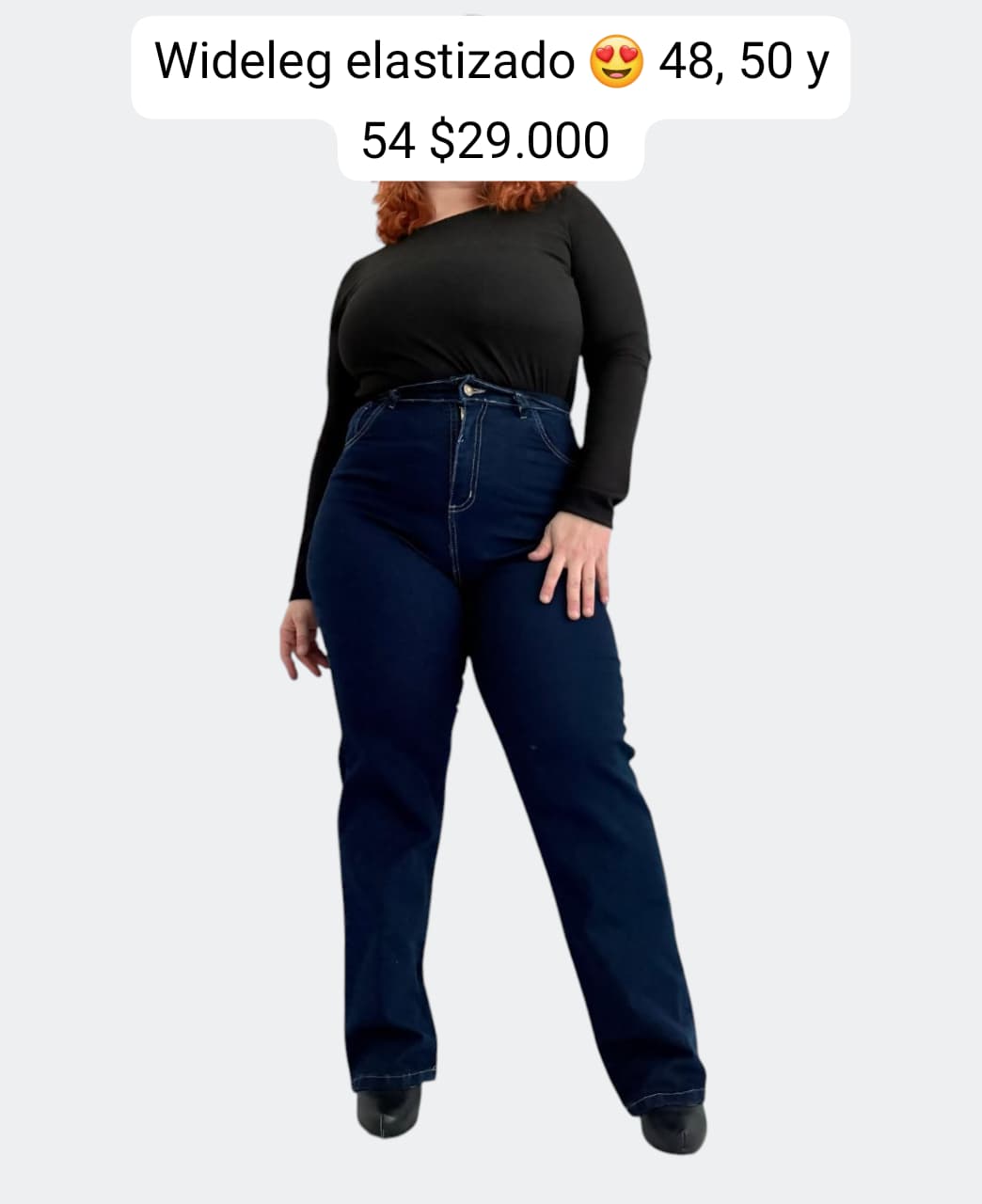 Jeans widleg elastizado 