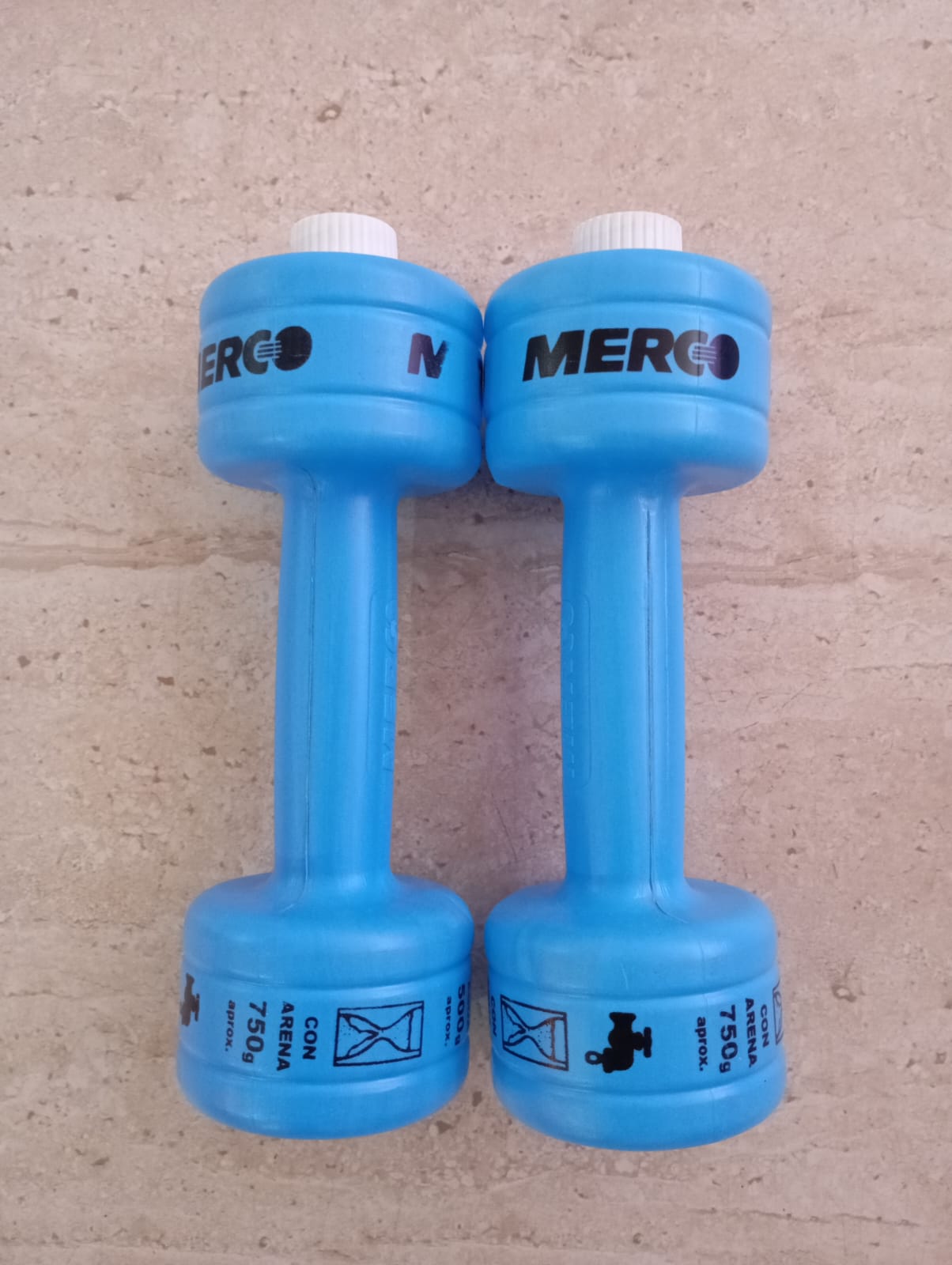 Mancuernas Plasticas