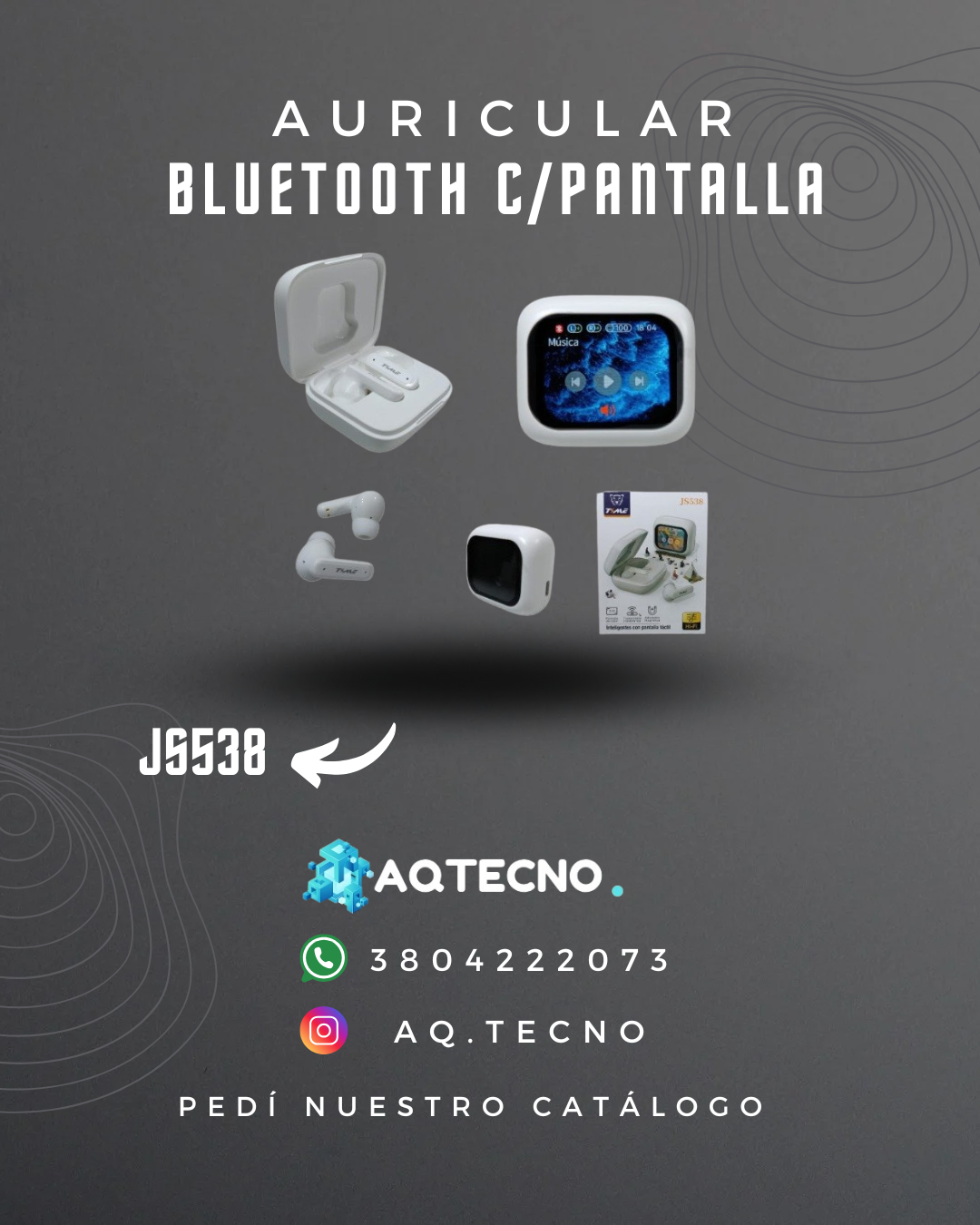 Auriculares Pantalla JS538