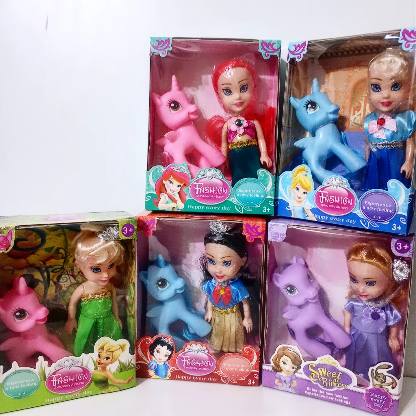 Muñecas Princesa y pony